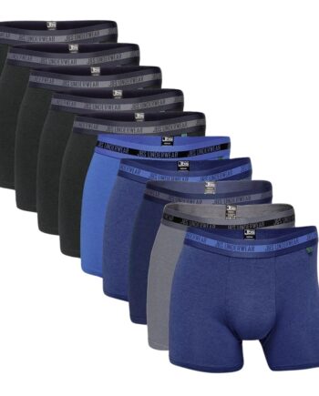 10 Par JBS Bambus Boxershorts i Sort – Komfort og Stil