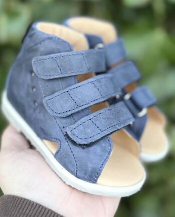 Aurelka Jeans Sandaler til Børn i Blå - Komfort og Støtte!