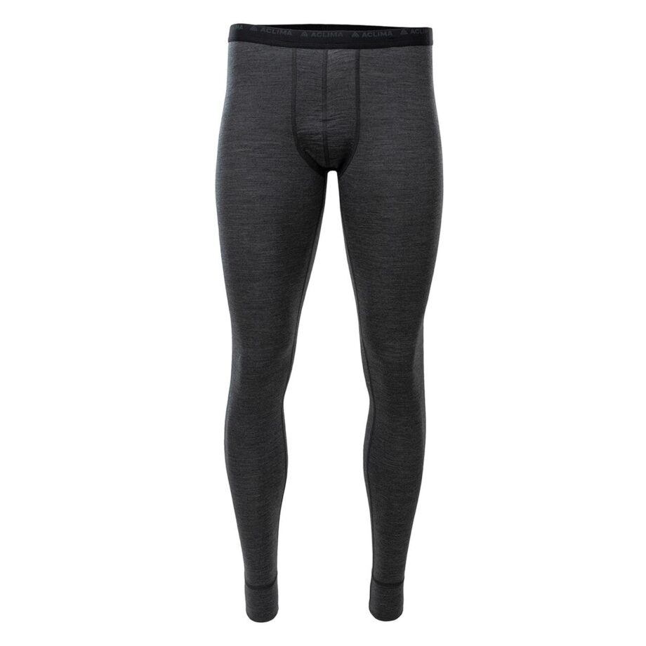 Aclima Herre LightWool 180 Lange Underbukser – Grå Marengo