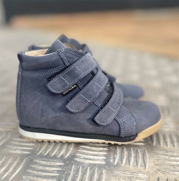 Aurelka Velcrosko i Jeans Blå med Ekstra Støtte til Børn