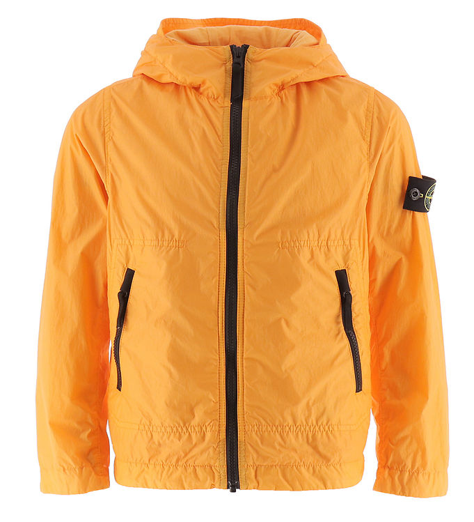 Eksklusiv Orange Stone Island Jakke – Mode Udsalg!