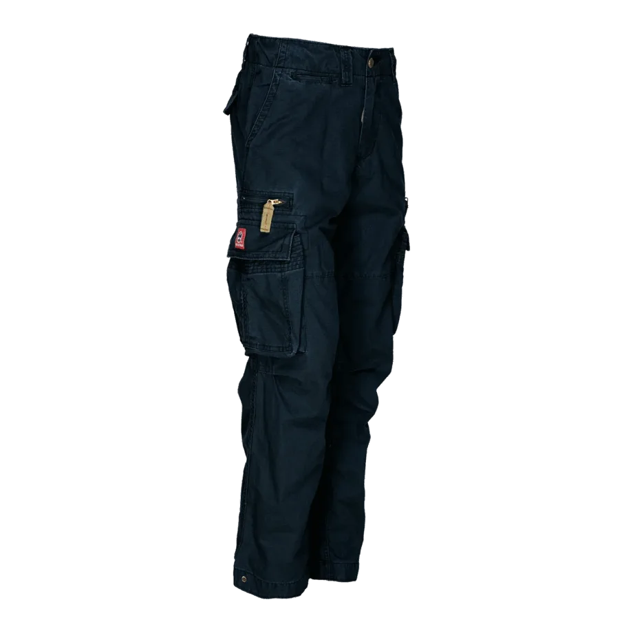 Navy Molecule Cargo Bukser – Praktisk Design til Hverdagen!