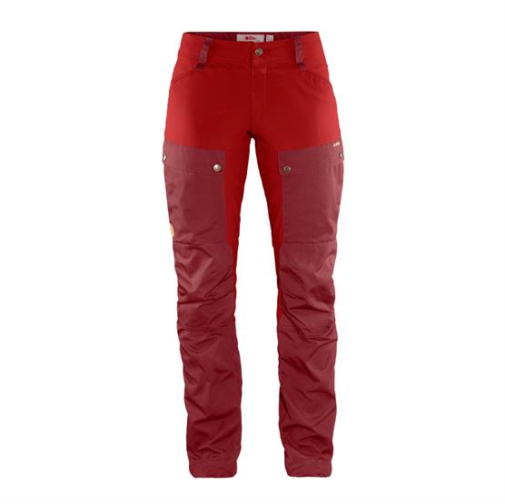Fjällräven Keb Curved Vandrebukser – Rød Lava til Damer