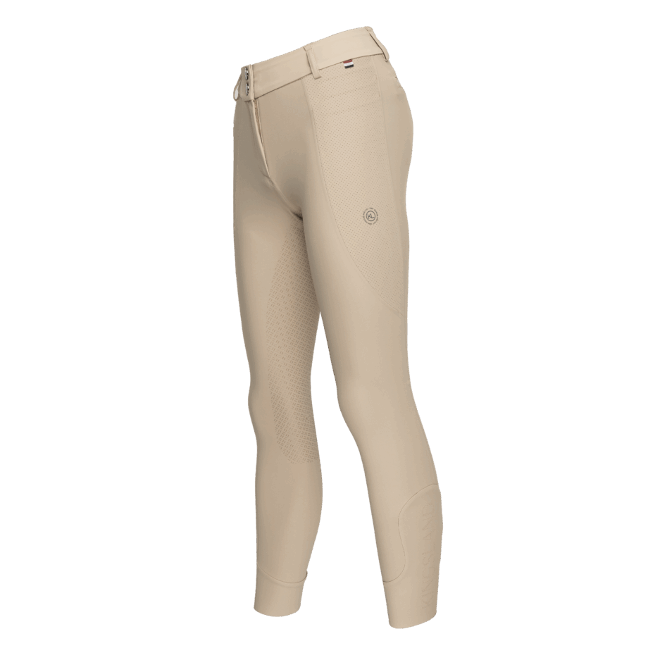 Elegant Hvid Kingsland Ridebukser med Seamless Grib