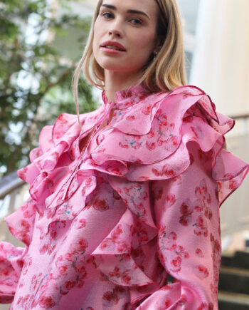 Pink Cras Bluse Sylvia Roses - Cras Fashionmanifest  - 5714813239896