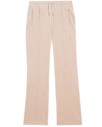 Beige Juicy Couture Velourbukser Tina Brazilian Sand - Fashionmanifest  - 5059439132474