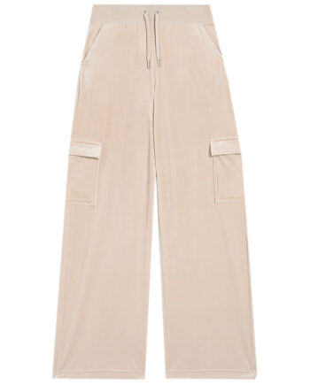 Beige Juicy Couture Velourbukser Audree - Fantastisk Tilbud!