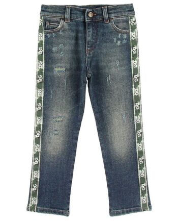 Blå Dolce & Gabbana Jeans Stribe - Fashionmanifest  - 8057155561469