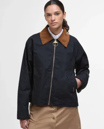 Barbour Damejakke Catlin - Vandafvisende, Sort Elegance