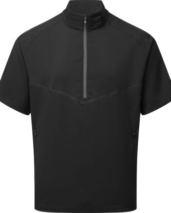 Elegant Sort FootJoy Golfjakke med Halv Lynlås – Tilbud!