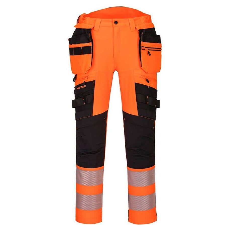 Portwest DX4 Hi-Vis Bukser med Aftagelige Lommer - Sikkerhed!