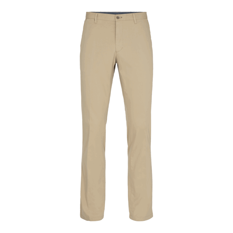 Beige Sunwill Chinos i Moderne Fit – Curry Brown Tilbud!