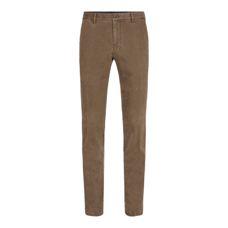 Beige Sunwill Chino - Modern Fit i Mørk Sand 335