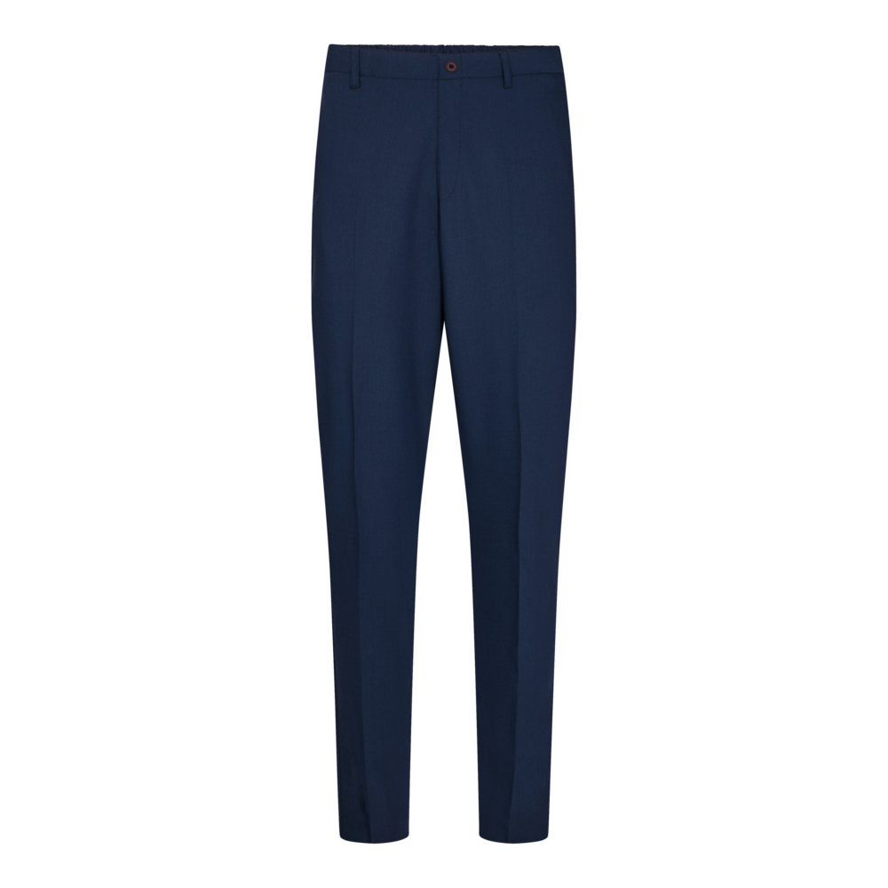 Elegant Uldbukser med Elastiktalje – Smoked Grey Tilbud!