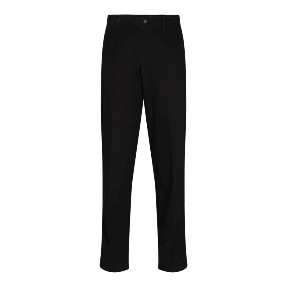 Elegant Mørk Navy Bukser med Elastik – Hurtig Levering!
