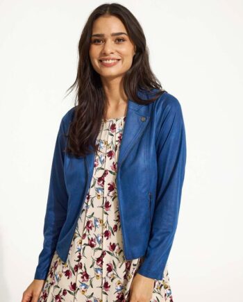 Jakke Mapelina Thunder Blue Front - In Front Fashionmanifest  - 5714220373244