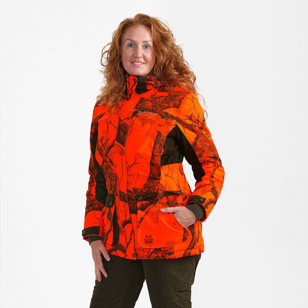 Deerhunter Lady Eagle Vinterjakke – Realtree Edge Orange
