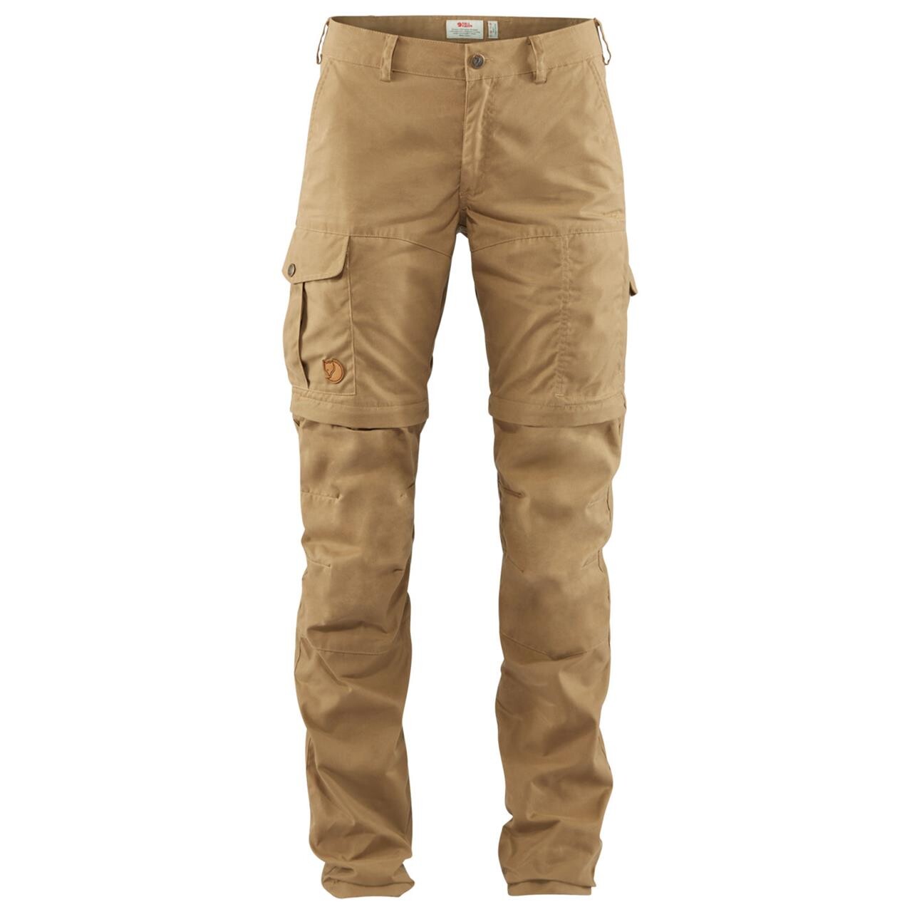 Brun (DARK SAND Fjallraven Womens Karla Pro Zip Off Trousers Brun Dark Sand 227 - Fjällräven Fashionmanifest - 7323450496258