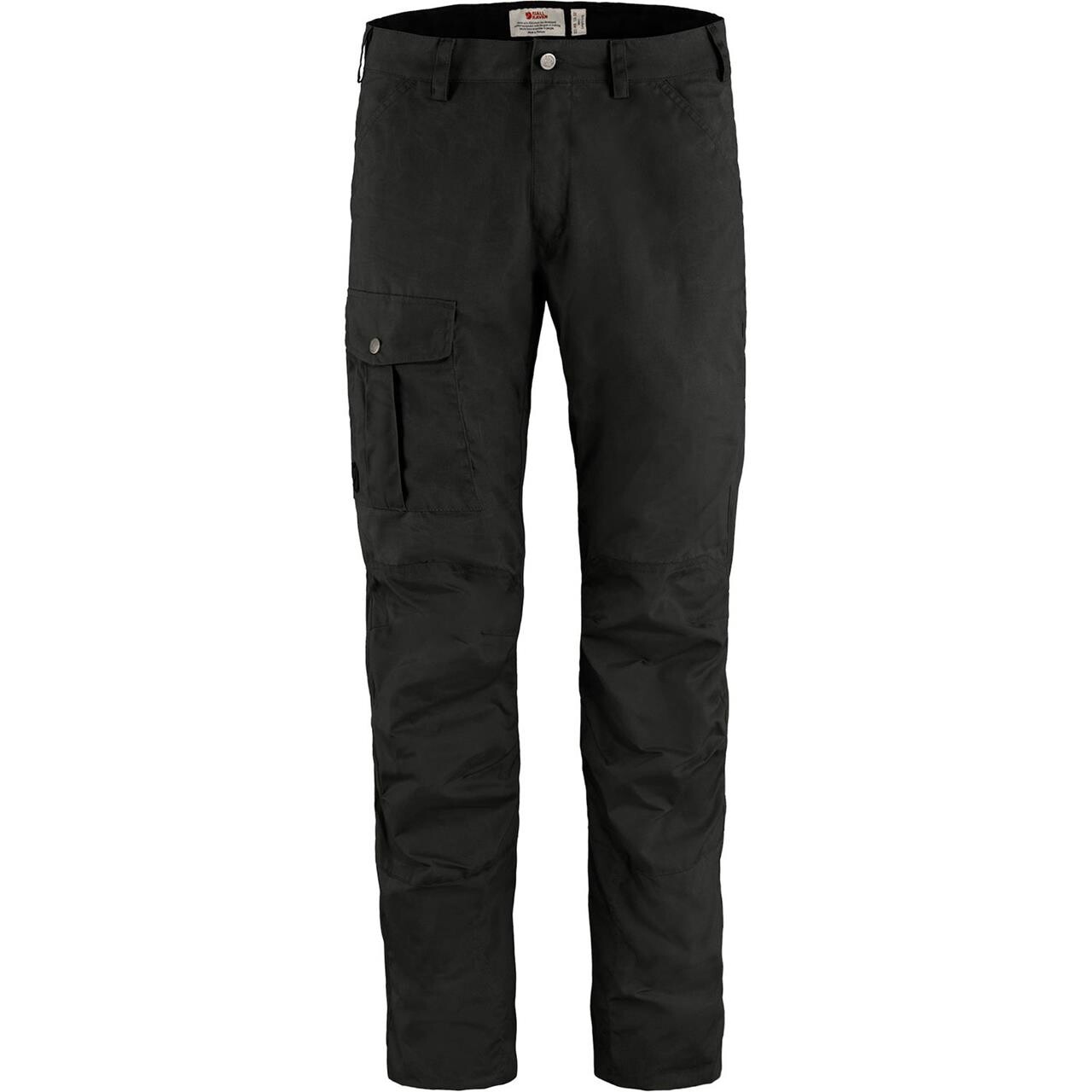 Sort Fjallraven Mens Nils Trousers Black 550 - Fjällräven Fashionmanifest - 7323450331863