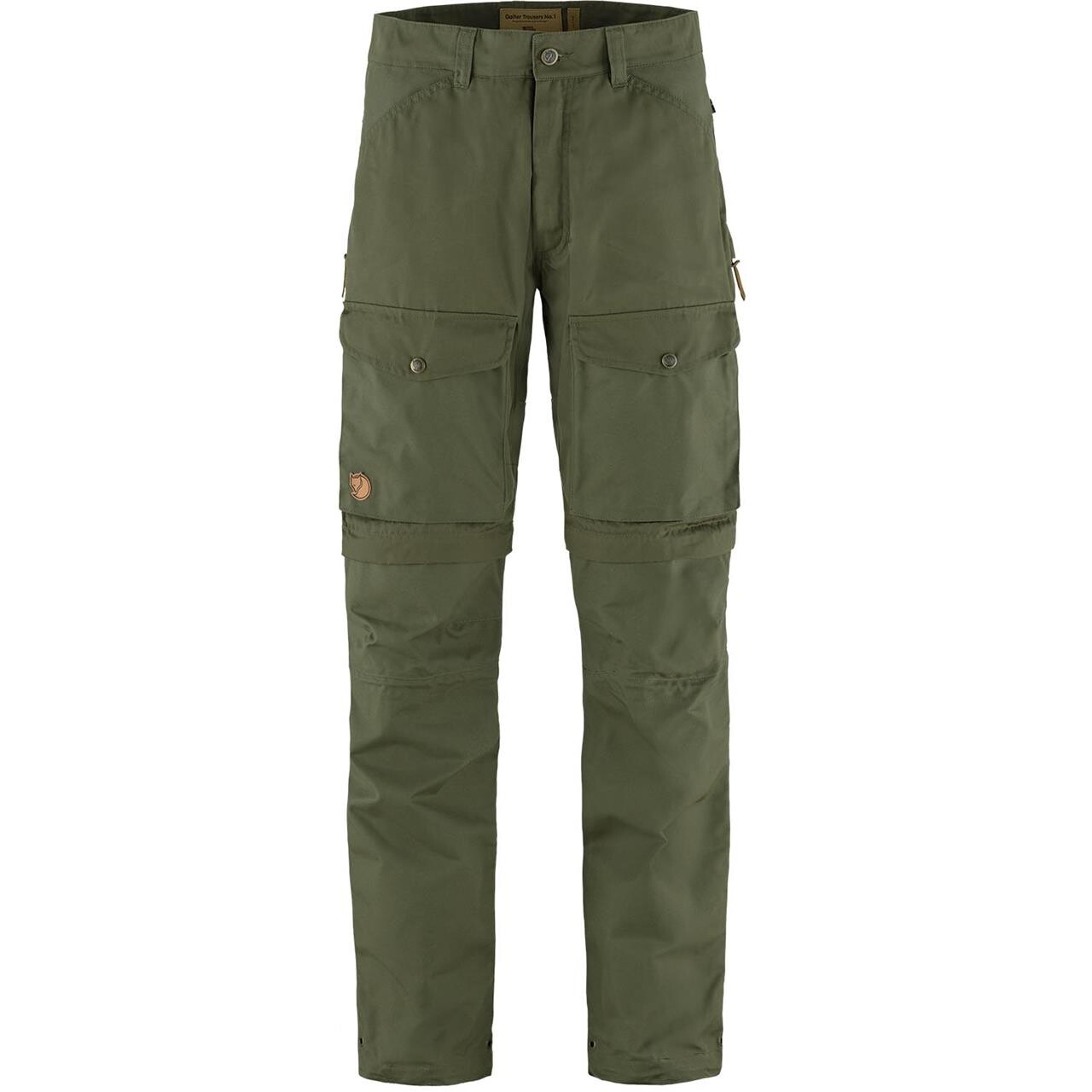 Grøn Fjallraven Mens Gaiter Trousers Laurel Green 625 - Fjällräven Fashionmanifest - 7323450929343