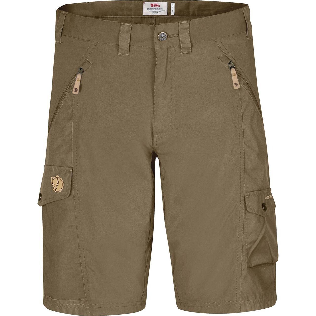 Beige (LIGHT OL Fjallraven Mens Abisko Shorts Beige Light Olive 622 - Fjällräven Fashionmanifest - 7323450592615