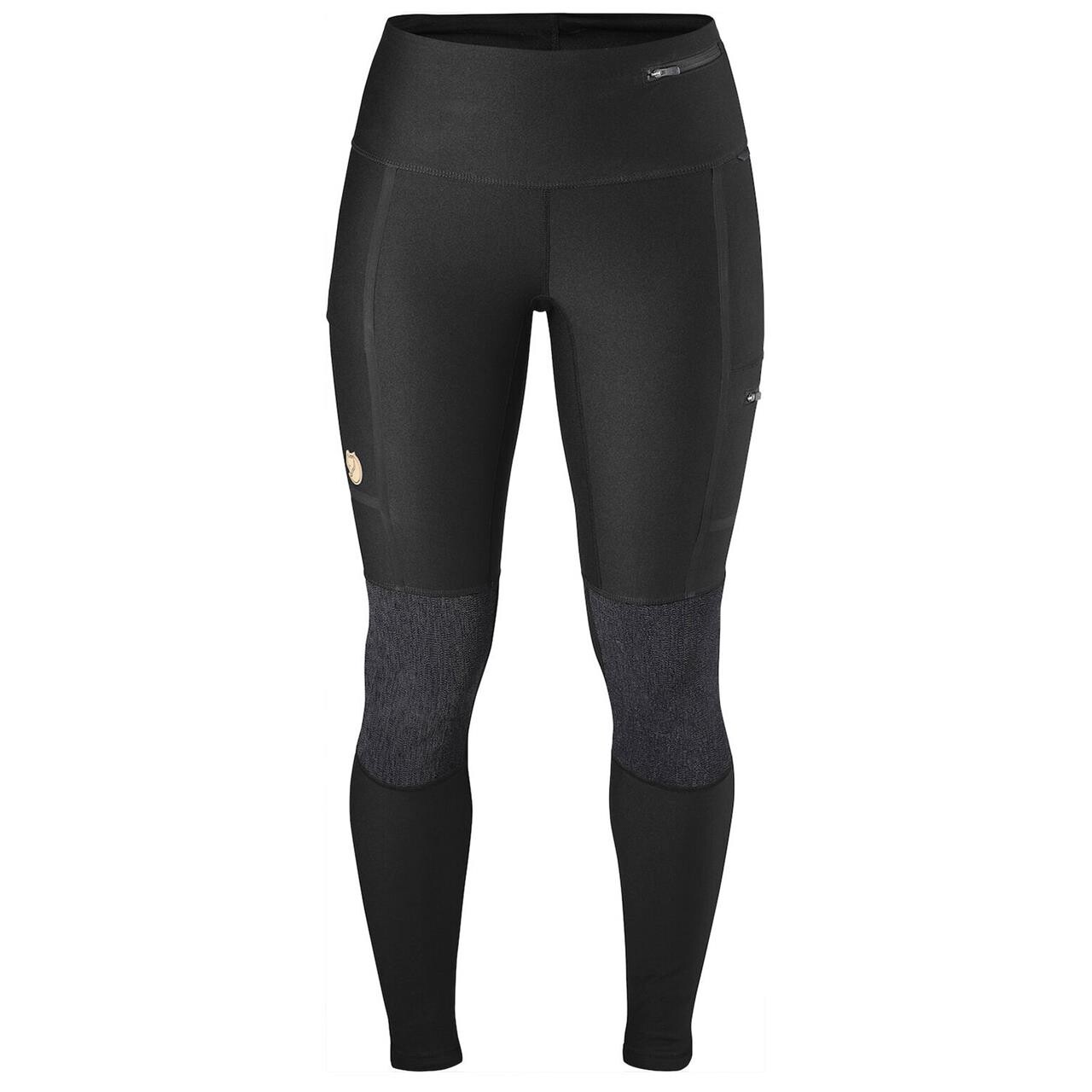 Sort Fjallraven Womens Abisko Trekking Tights Black 550 Small - Fjällräven Fashionmanifest - 7323450841003