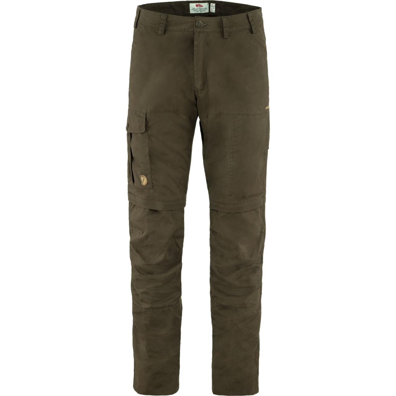 Grøn Fjallraven Mens Karl Pro Zip Off Trousers Dark Olive 633 - Fjällräven Fashionmanifest - 7323450261795