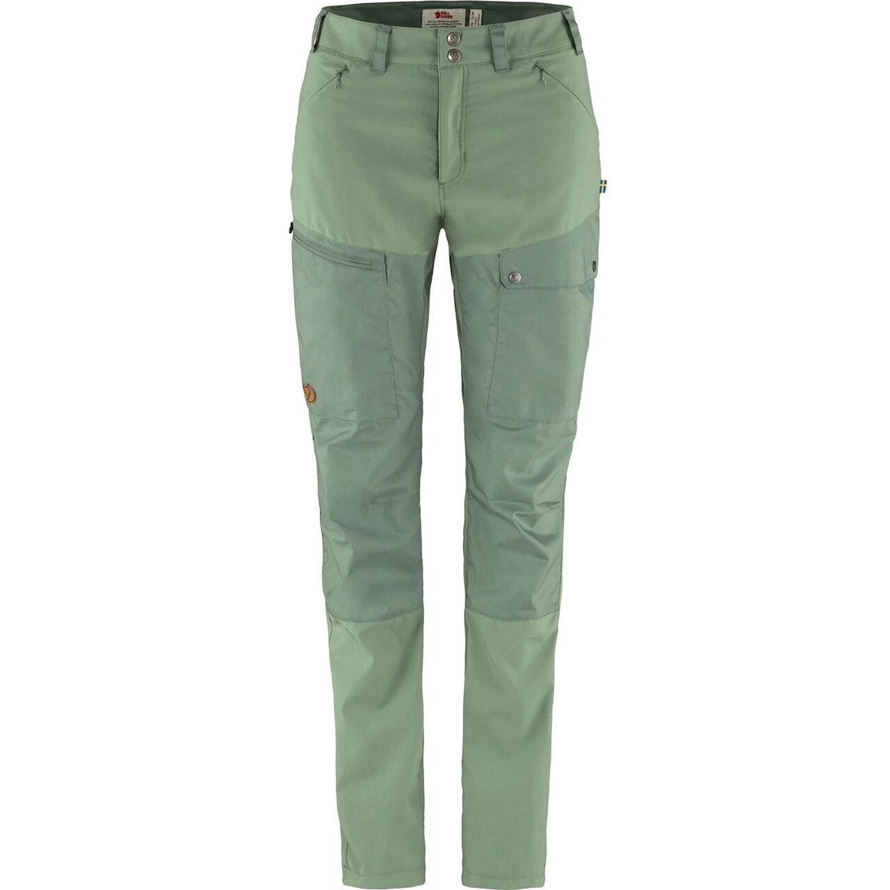 Grøn Fjallraven Womens Abisko Midsummer Trousers Reg Jade Green Patina Grn 613 614 - Fjällräven Fashionmanifest - 7323450761110