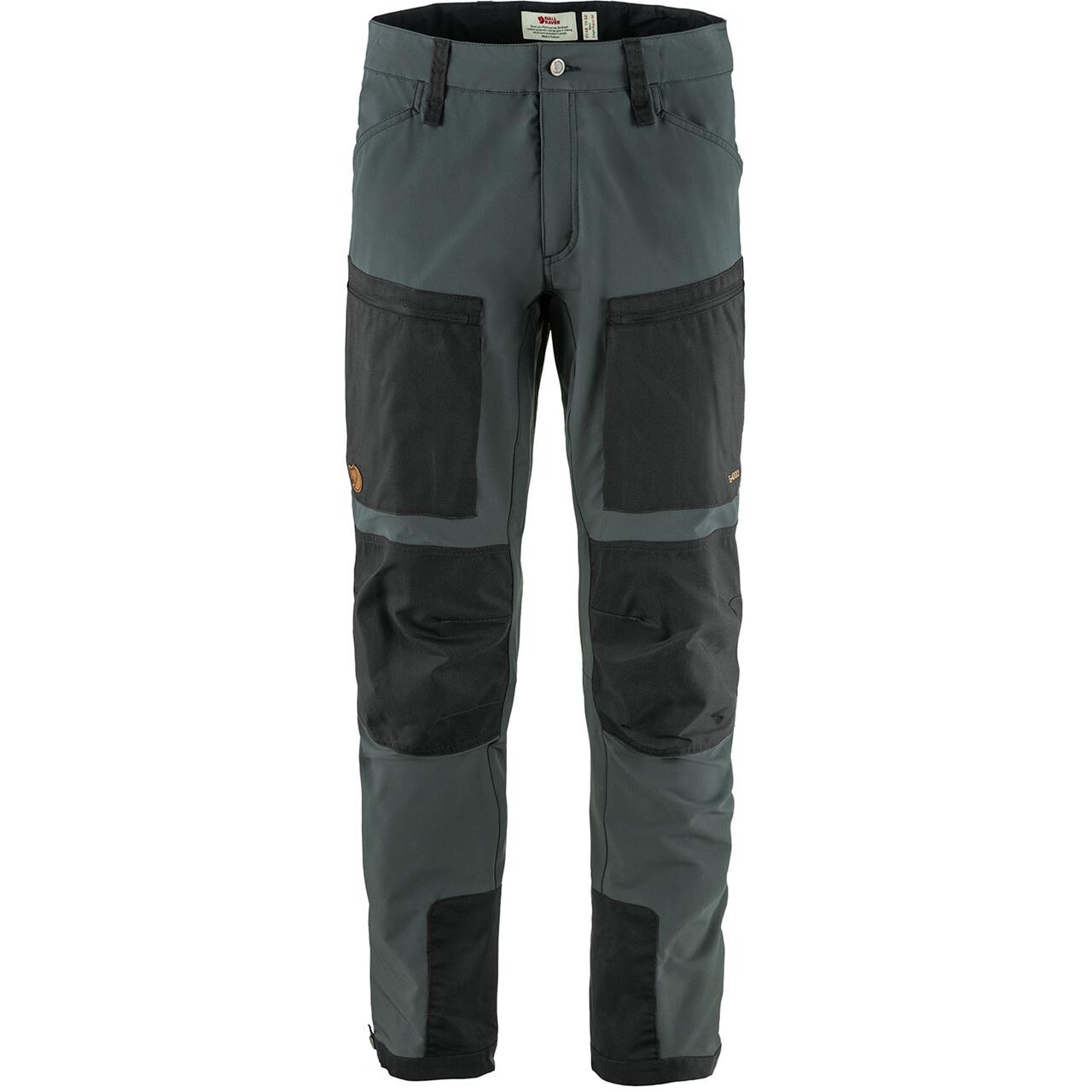Sort Fjallraven Mens Keb Agile Trousers Basalt Iron Grey 050 048 Kort - Fjällräven Fashionmanifest - 7323450863449