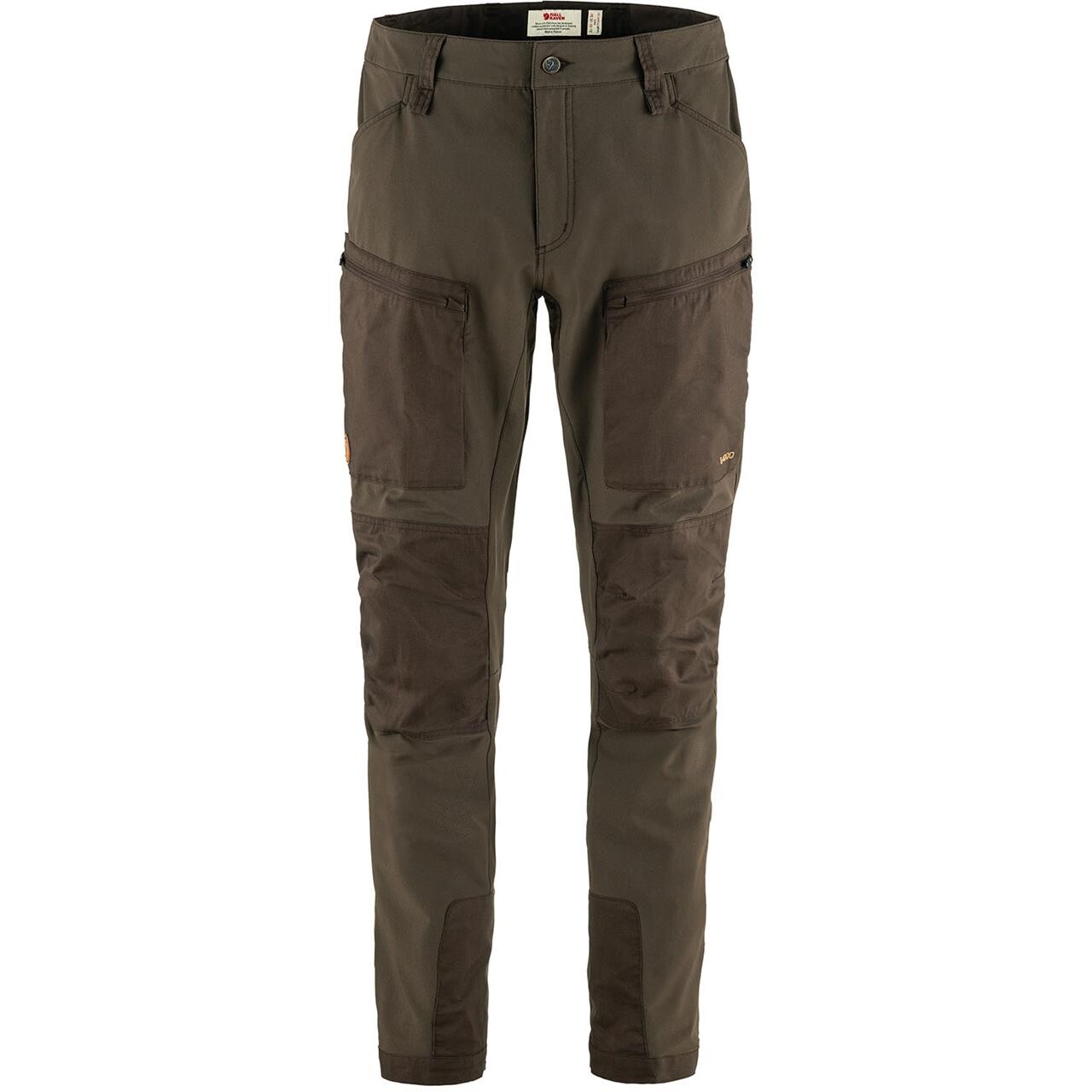 Grøn Fjallraven Mens Keb Agile Trousers Dark Olive 633 - Fjällräven Fashionmanifest - 7323451024931