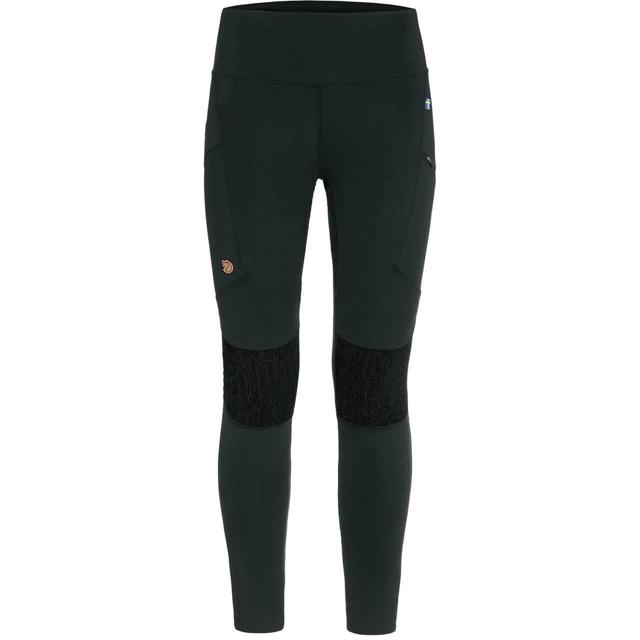 Sort Fjallraven Womens Abisko Trekking Tights Black 550 Large - Fjällräven Fashionmanifest - 7323450841034