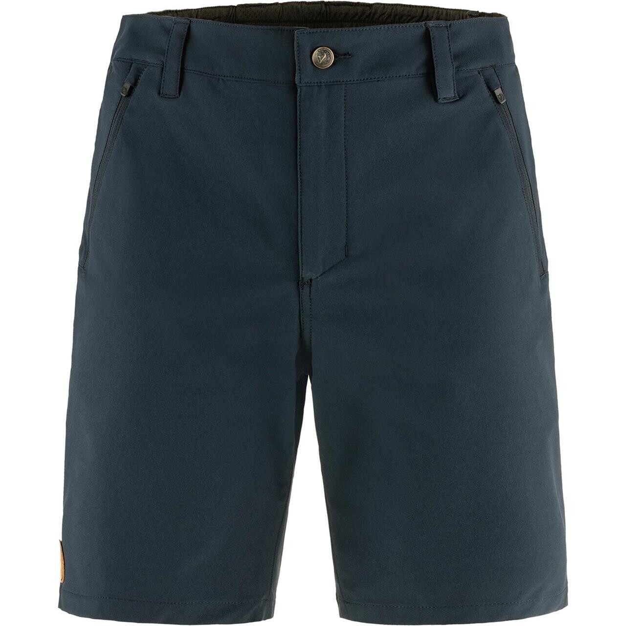 Blå (DARK NAVY/ Fjallraven Mens Abisko Trail Stretch Shorts Blå Dark Navy 555 - Fjällräven Fashionmanifest - 7323450991234
