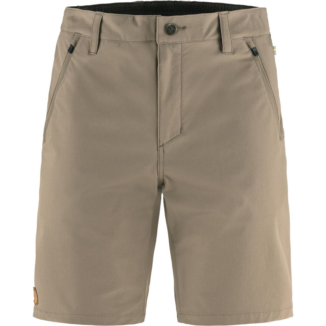 Brun (SUEDE BRO Fjallraven Mens Abisko Trail Stretch Shorts Brun Suede Brown 244 - Fjällräven Fashionmanifest - 7323450991227