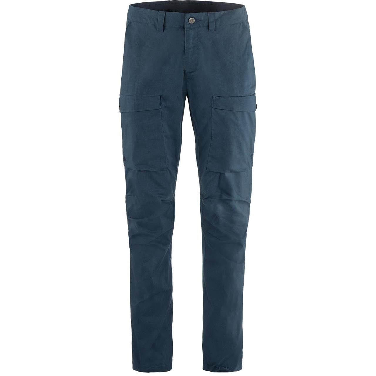 Blå (NAVY/560) Fjallraven Mens Abisko Hybrid Trail Trousers Blå Navy 560 Lang - Fjällräven Fashionmanifest - 7323451082450
