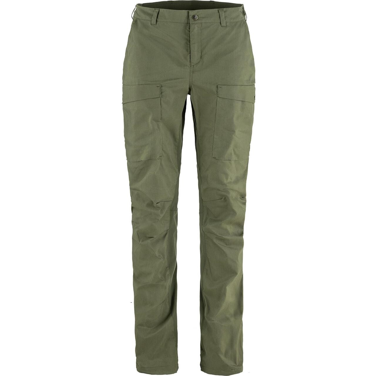Grøn Fjallraven Womens Abisko Hybrid Trail Trousers Laurel Green 625 W36 Lang - Fjällräven Fashionmanifest - 7323451091124
