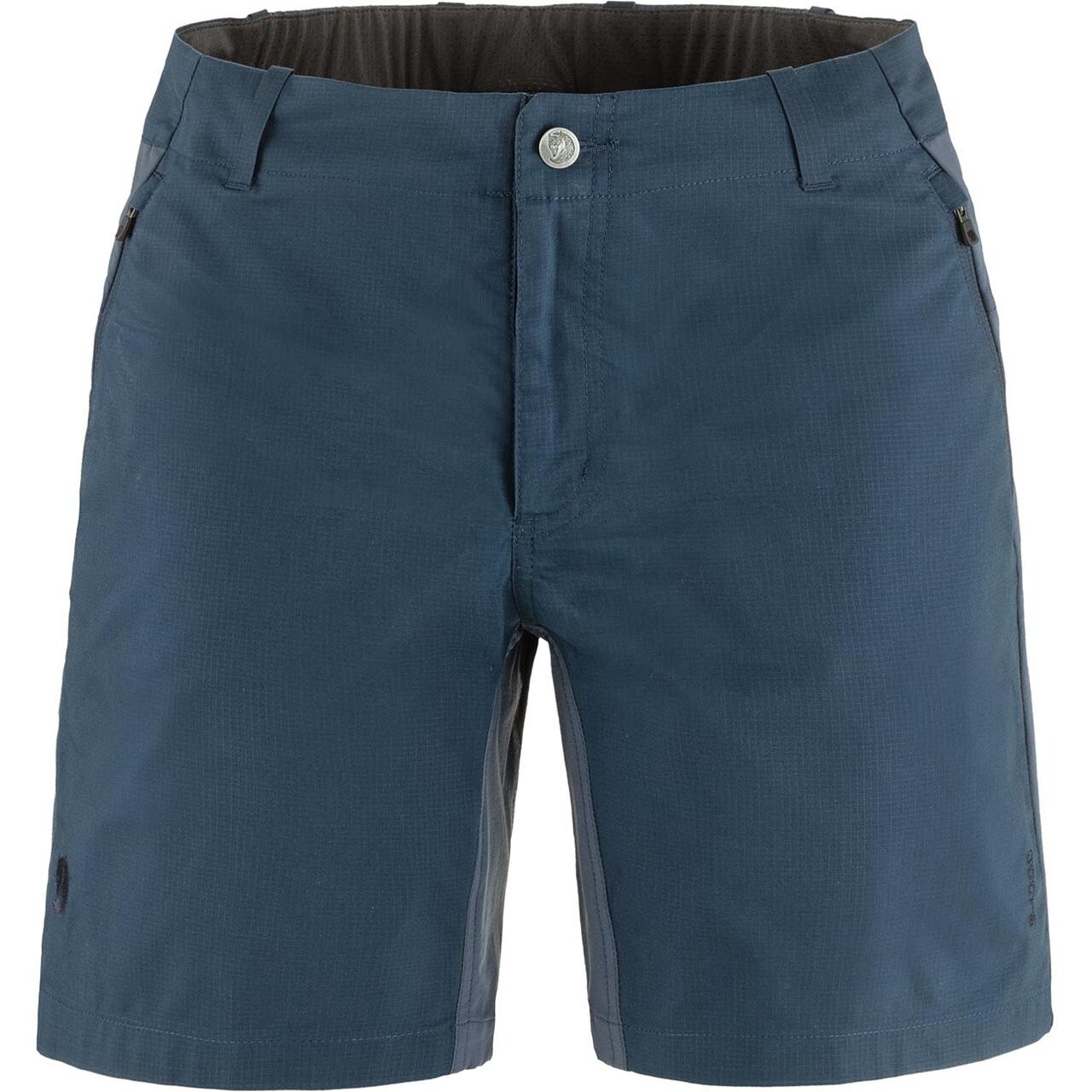 Blå (NAVY/560) Fjallraven Womens Hoja Hybrid Shorts Blå Navy 560 - Fjällräven Fashionmanifest - 7323451085574