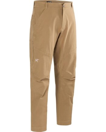 Brun (CANVAS) Arcteryx Mens Cronin Cotton Pant Brun Canvas W36 - Fashionmanifest  - 623555629047
