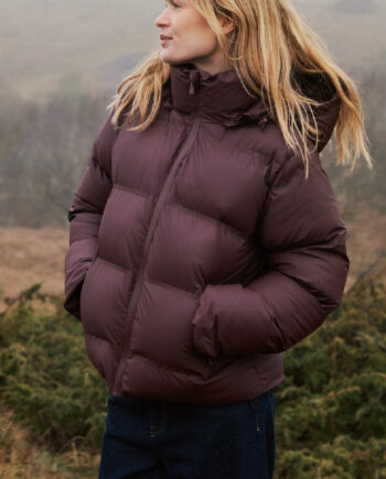 Bordeaux Neo Noir Jakke Fox Puffer - Neo Noir Fashionmanifest  - 5715641263640