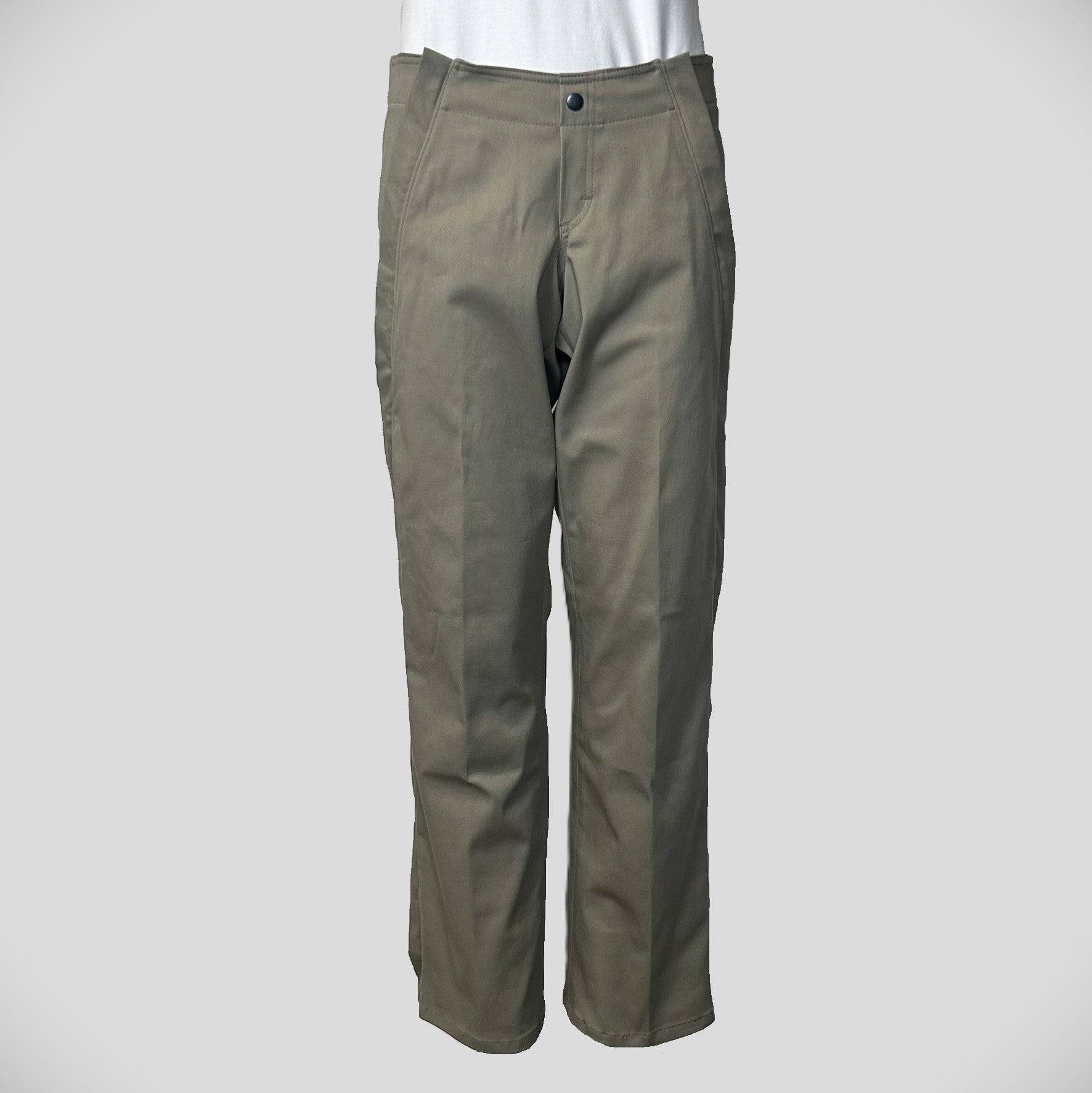 Beige Lærred Bukser Til Kørestol Str Med Skrå Gennemgående Lynlåse Lagervare Daro - Daro Fashionmanifest