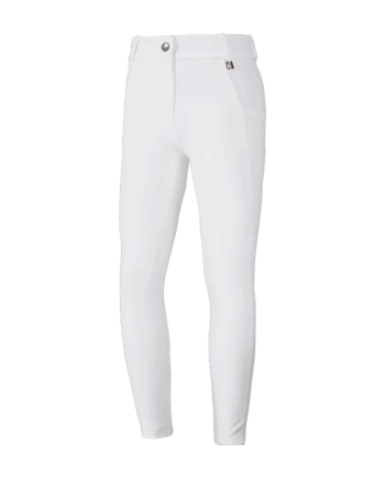 Hvid Kingsland Børn Ridebukser Fullgrip Kaysa White White 122 - Kingsland Fashionmanifest  - 7037430024781