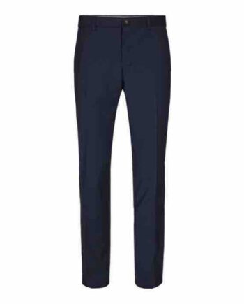 Hvid Sunwill Bukser Modern Fit 10504 7312 410 Navy Nålestribsunwill 106 - Sunwill Fashionmanifest