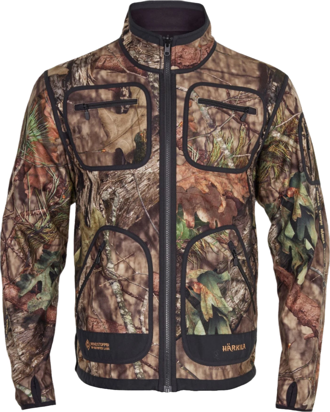 Sort Harkila Mossy Kamko Wsp Fleece Jakke Mossyoak Black - Härkila Fashionmanifest - 5714733672827