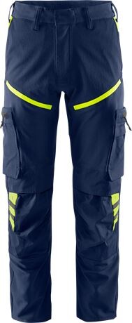 Marine/Hi Vis G Kansas Fristads Stretchbukser Marine Vis Gul - Fashionmanifest