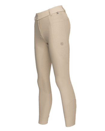 Hvid Kingsland Kerry Ridebukser Grib Seamless Dame Beige & Beige - Kingsland Fashionmanifest  - 7037430102540