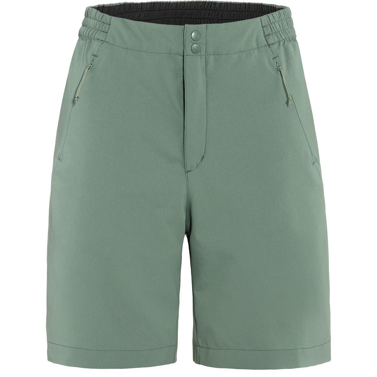 Grøn Fjallraven Womens High Coast Shade Shorts Patina Green 614 - Fjällräven Fashionmanifest - 7323450853303