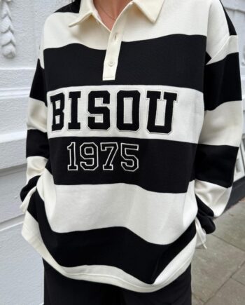 Hvid Cras Bluse Bisou Black White Stripe - Cras Fashionmanifest  - 5714813269503