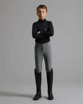 Premier Equine Derby Drenge Ridebukser Grå 14år - Premier Equine Fashionmanifest  - 716252366268