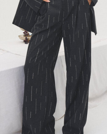 Dark Grå Melang Gestuz Bukser Adira Dark Grey Melange - Gestuz Fashionmanifest  - 5715576750734