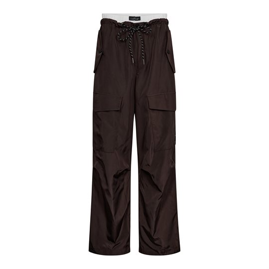 Haute Amiti Cargo Pull Trouser Mocca - Fashionmanifest