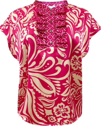 Pink Libert Dame Bluse Tia Mix - Liberté Fashionmanifest  - 5707085635107